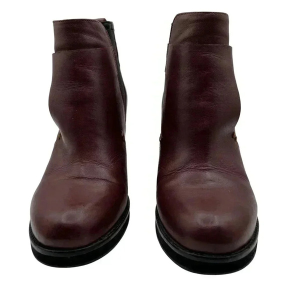 Office London Women's Size 39/*.5 Black Leather Pull On Ankle Boots Made in Spai - Picture 5 of 15